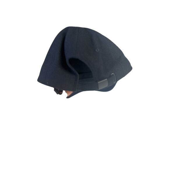 NEW Tommy Hilfiger Men's Navy Blue Corporate Enamel Wool Blend Strapback Cap - Picture 4 of 8